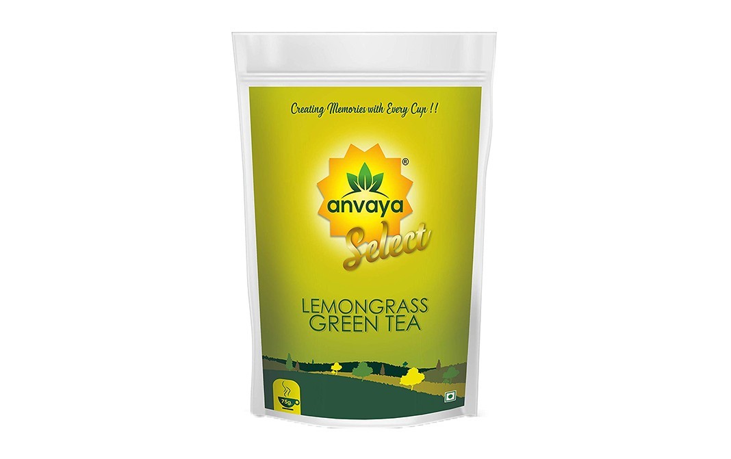 Anvaya Select Lemongrass Green Tea    Pack  75 grams